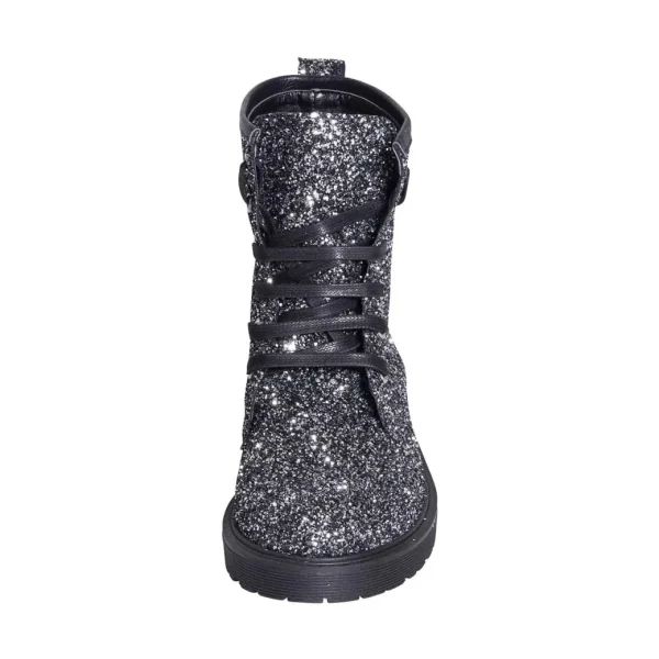 Anfibi glitterati neri multi made in italy - SC per Penelope Milano