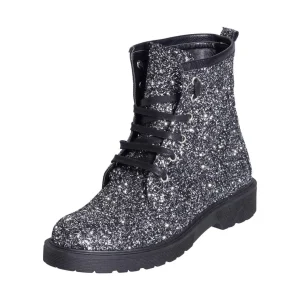 Anfibi glitterati neri multi made in italy - SC per Penelope Milano