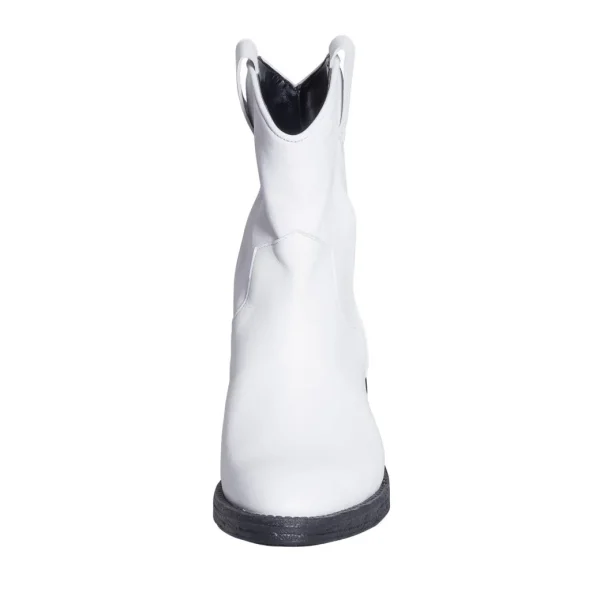 Camperos donna in vera pelle bianchi made in italy -Studio Creazioni