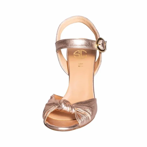 SANDALI DONNA LAMINATO CARNE