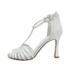 Sandali sposa con fibbia di strass