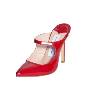 Scarpe donna tacco alto in vernice rosso made in italy primavera 2019