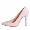 Scarpe sposa rosa cipria tacco alto fantastiche made in italy 10 cm