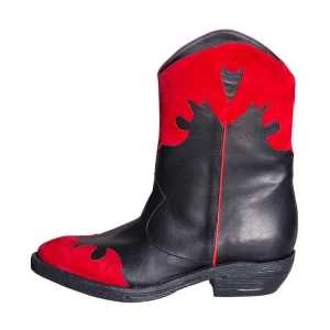 Stivali texani donna neri vera pelle made in italy - Studio Creazioni